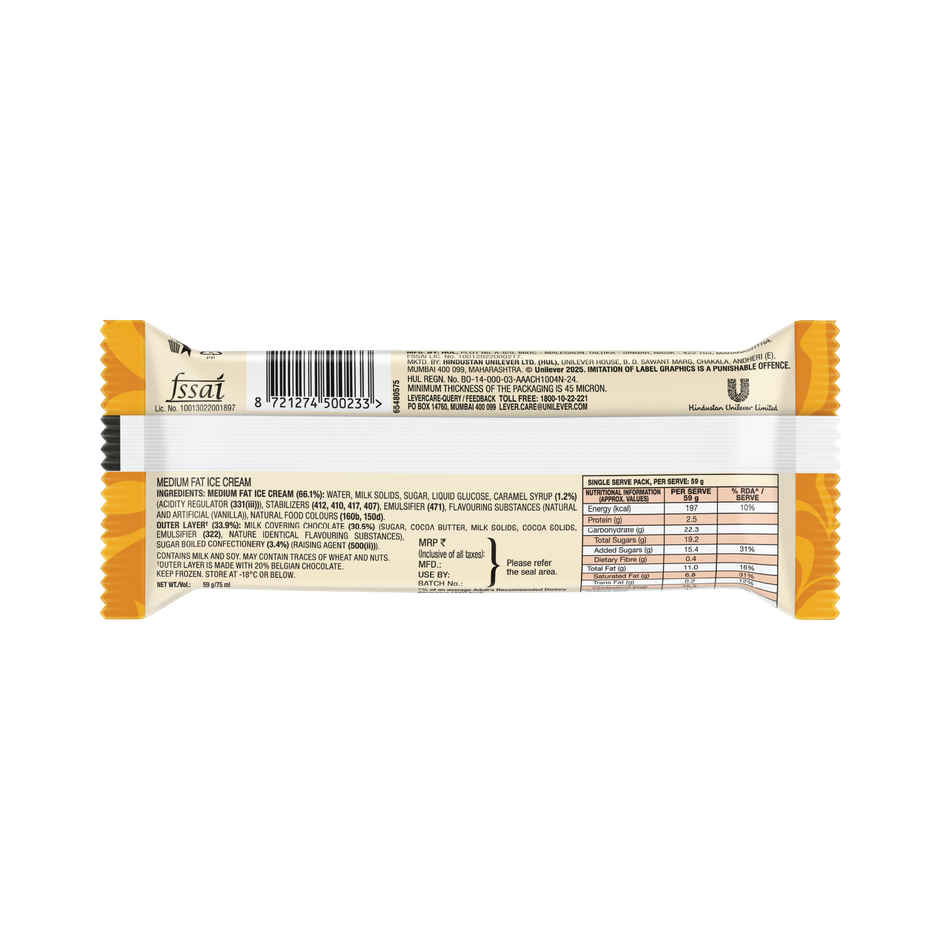 Kwality Wall Magnum Caramel Pop Ice Cream Stick Combo