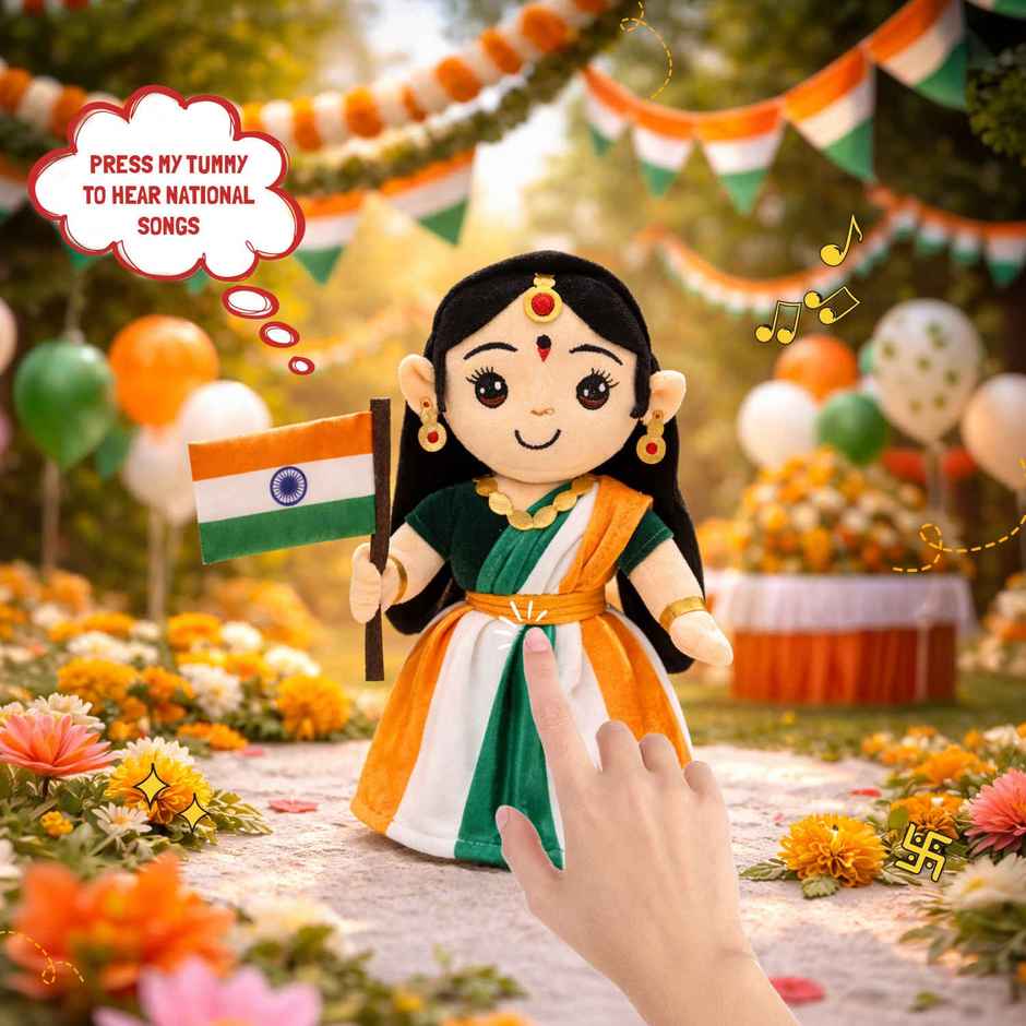 Panda's Box Musical Bharat Mata | Medium | 30 cm