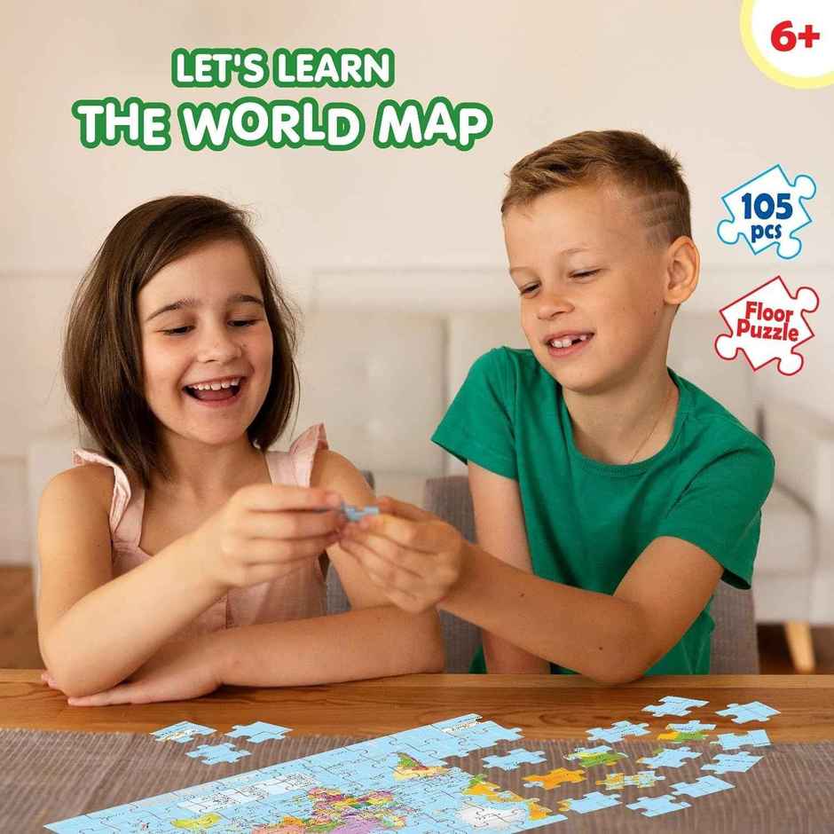 Funskool Puzzle Pop World Map Jigsaw Puzzle
