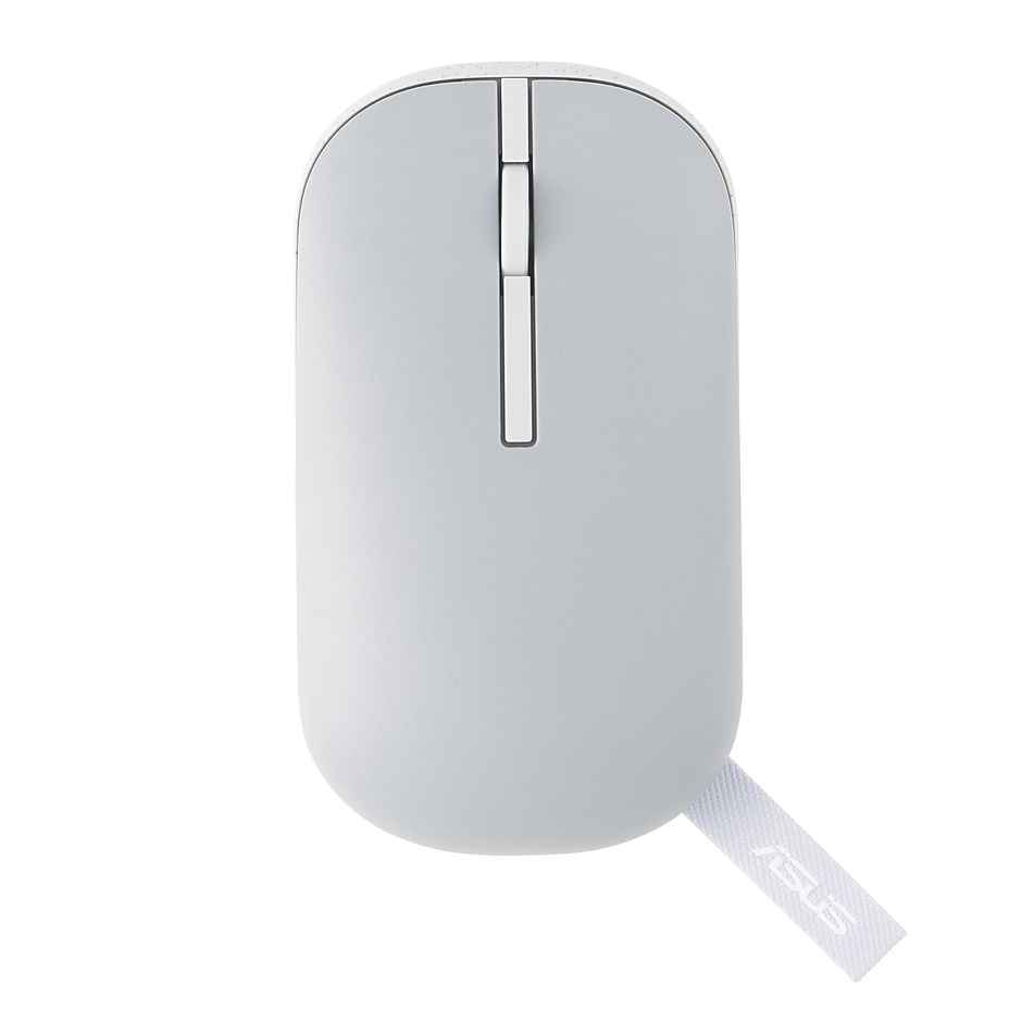 Asus Marshmallow Md100 Mouse | Silent Button Up To 1600 Dpi Dual-Mode Connection - Grey