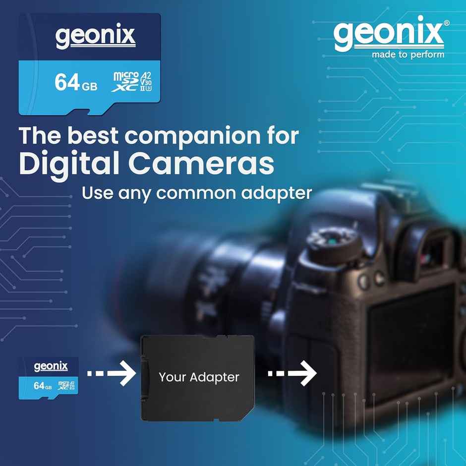 Geonix 64 GB MicroSDXC Memory Card