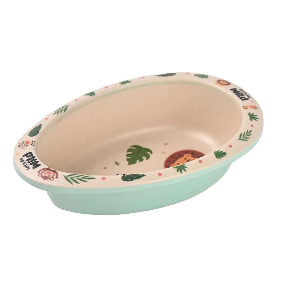 Stehlen Melamine Kids Boat Bowl -Wild Jungle