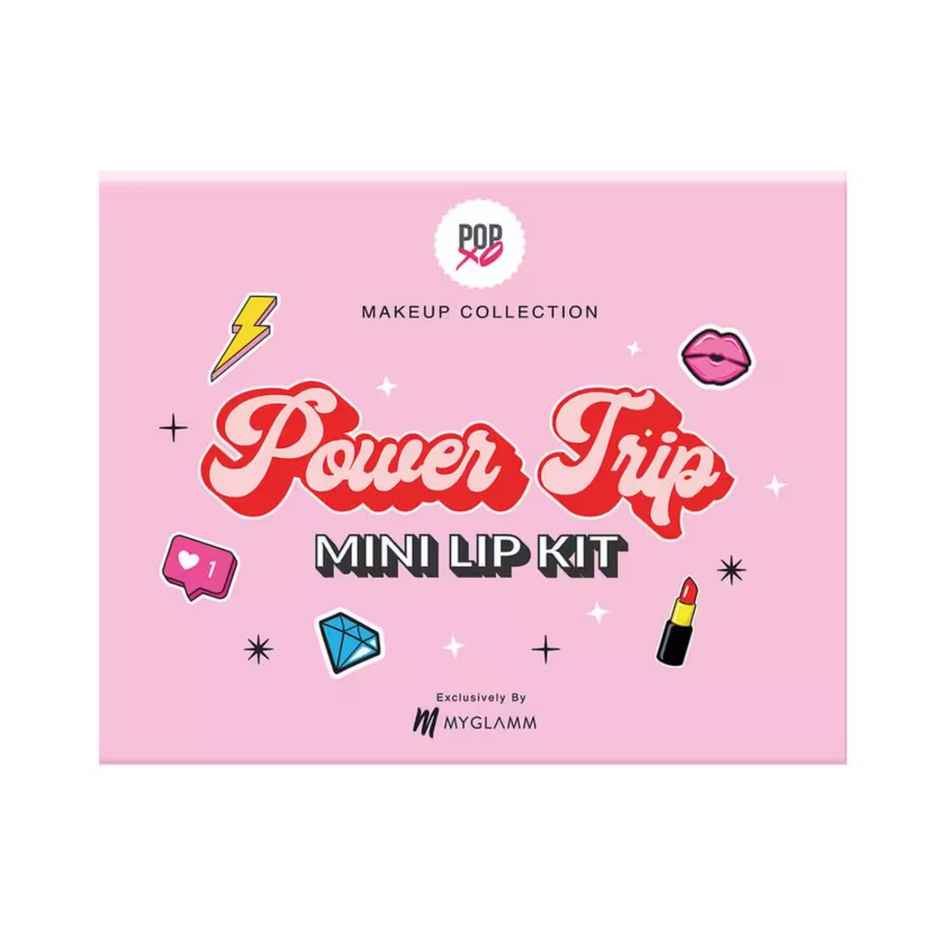 Myglamm Popxo Makeup Collection Mini Lip Kit - Power Trip