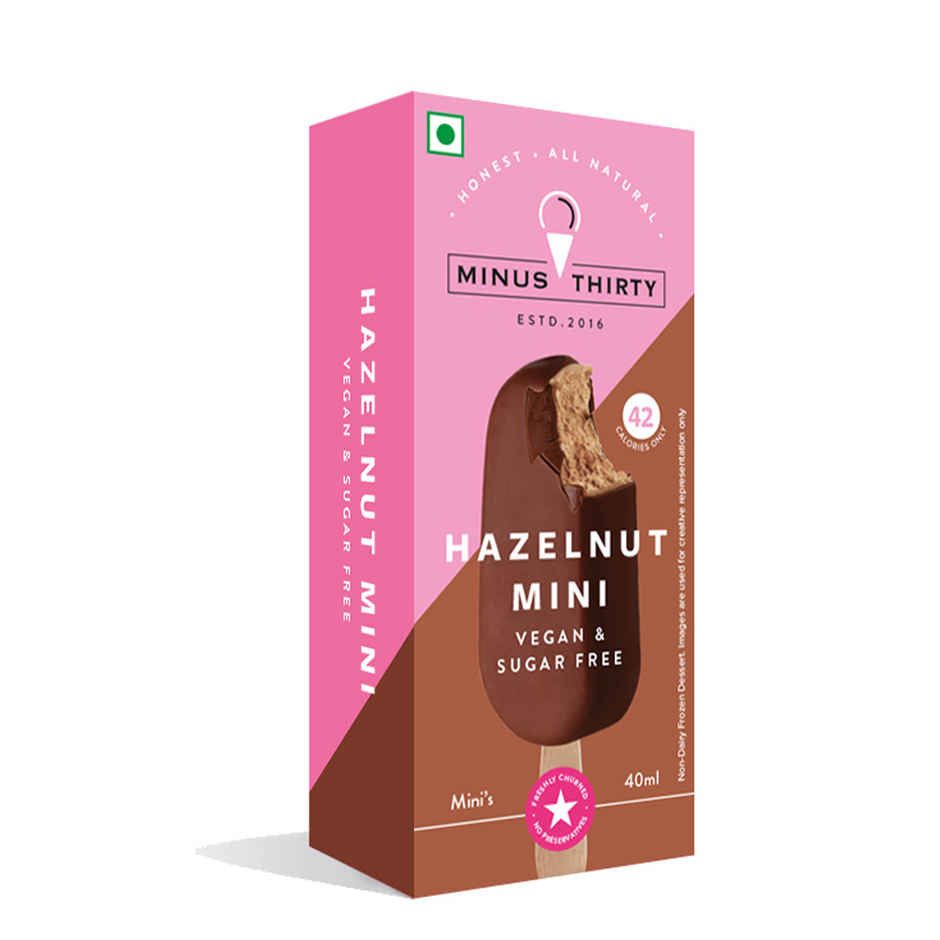 MINUS THIRTY Hazelnut Mini Stick Vegan & Sugar Free