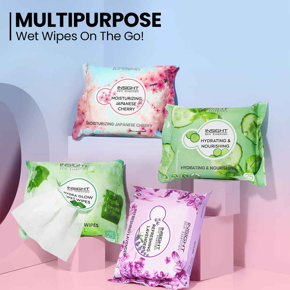 Insight Cosmetics Moisturizing Japanese Cherry Wet Wipes