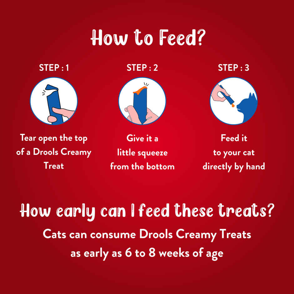 Drools Creamy Lickable Cat Treat - Real Chicken