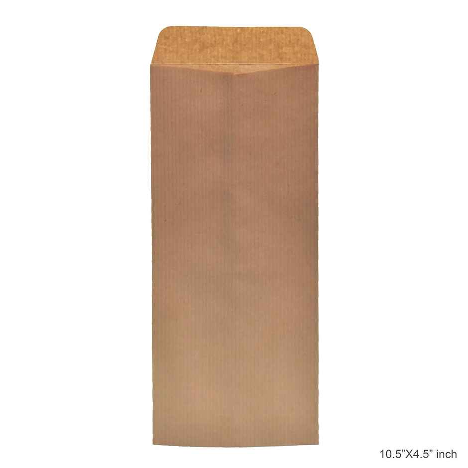 Paperbees Brown Envelope | Size 9 point 5inch 4 point 5inch | Thickness 100 GSM