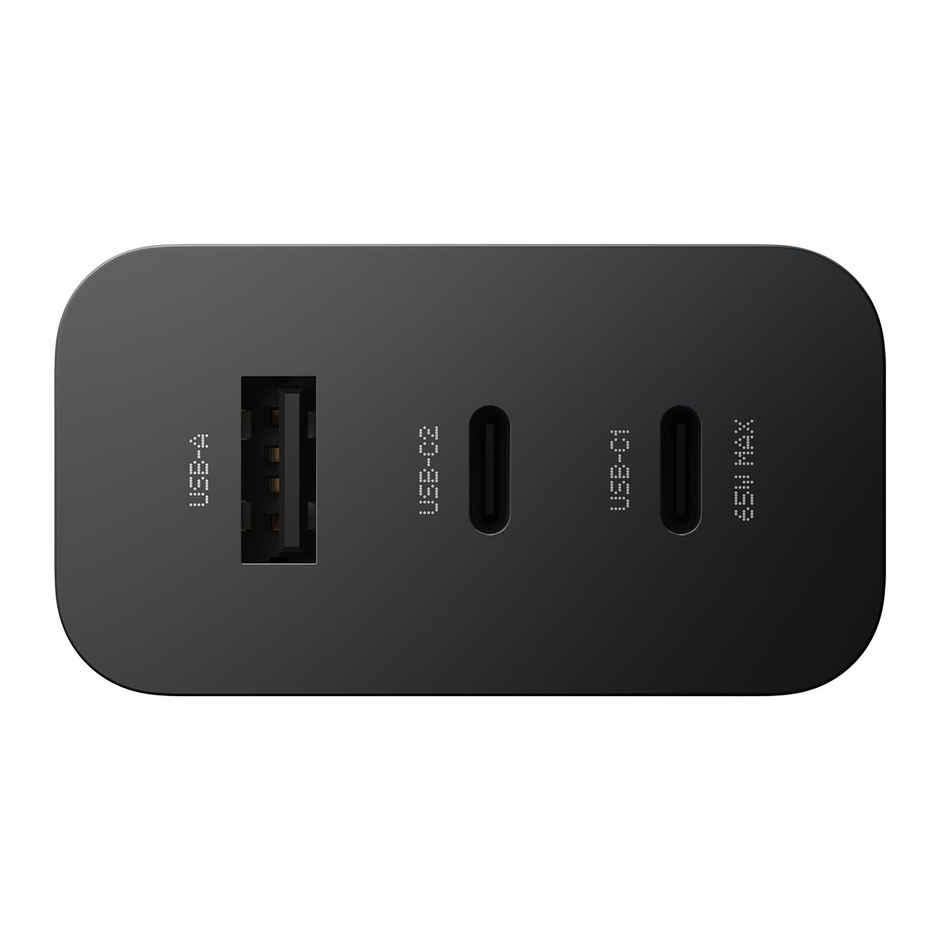 CMF by Nothing 65 W Gan 3 A Multiport Mobile Adaptor - Dark Grey