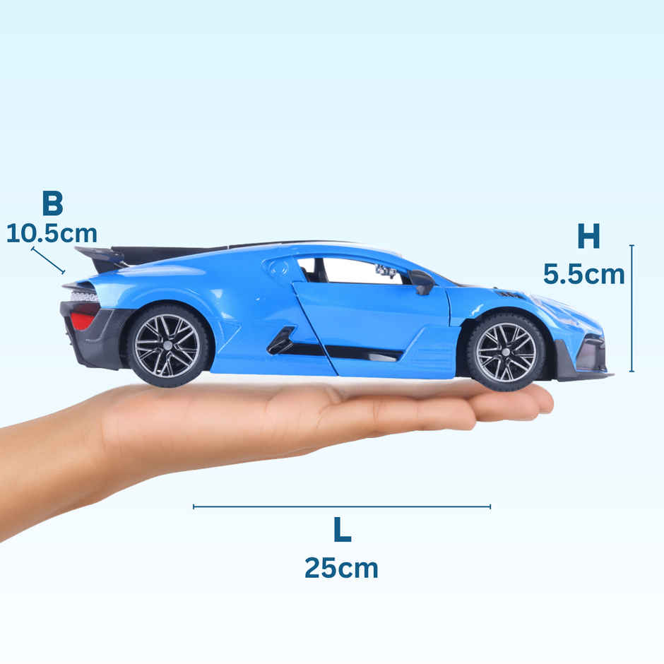 Frendo RC Door Opening Car | 1200mAh | 100+ft Range | Drift | Bug Blue