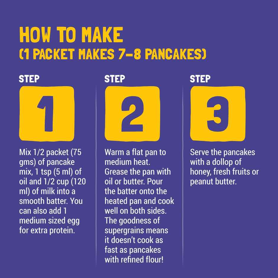 Slurrp Farm Blueberry Millet Pancake Mix | No Maida