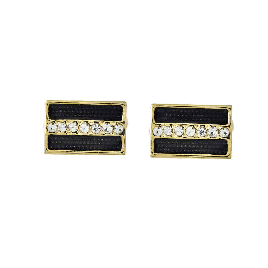 Voylla Pinnacle of Style Gold Men's Cufflinks
