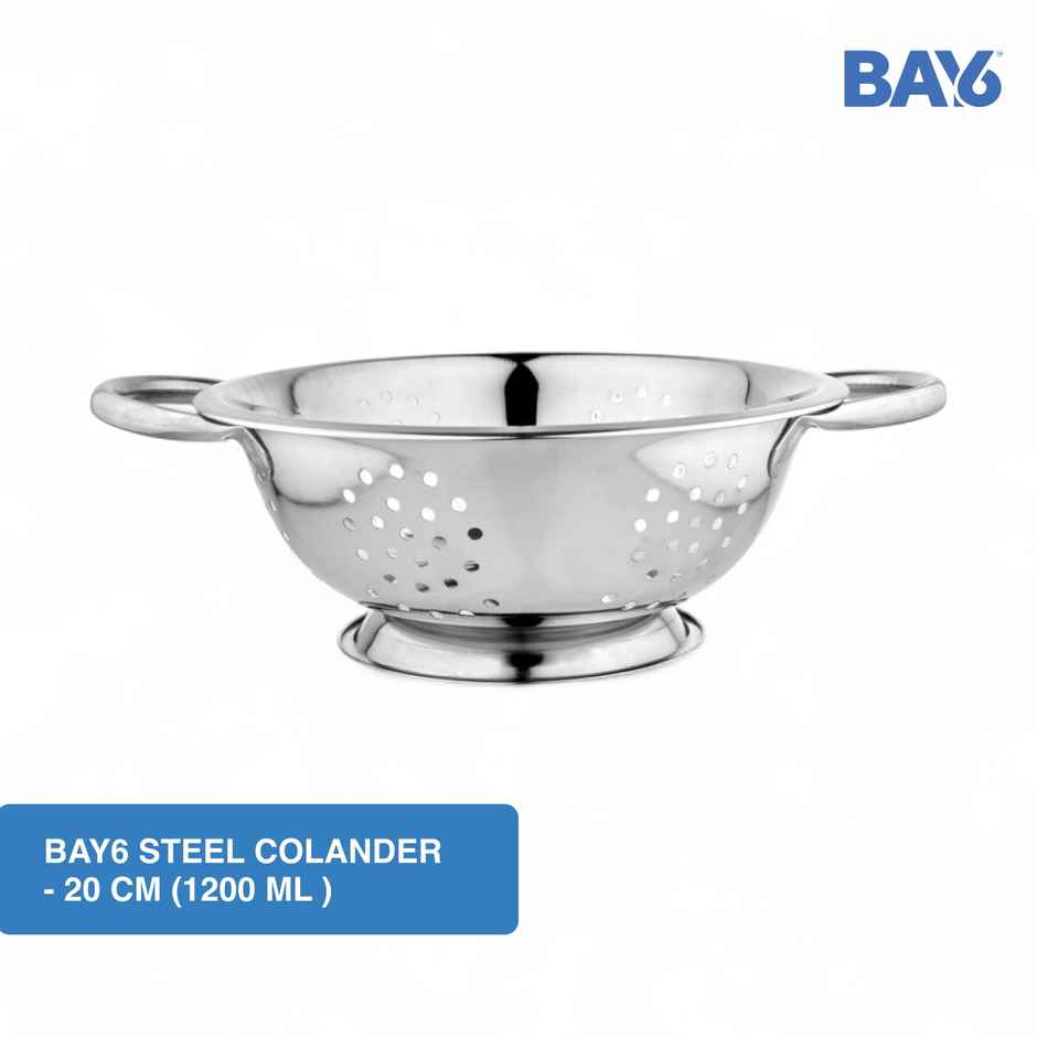 BAY6 Steel Colander - 20 cm (1200 ml)