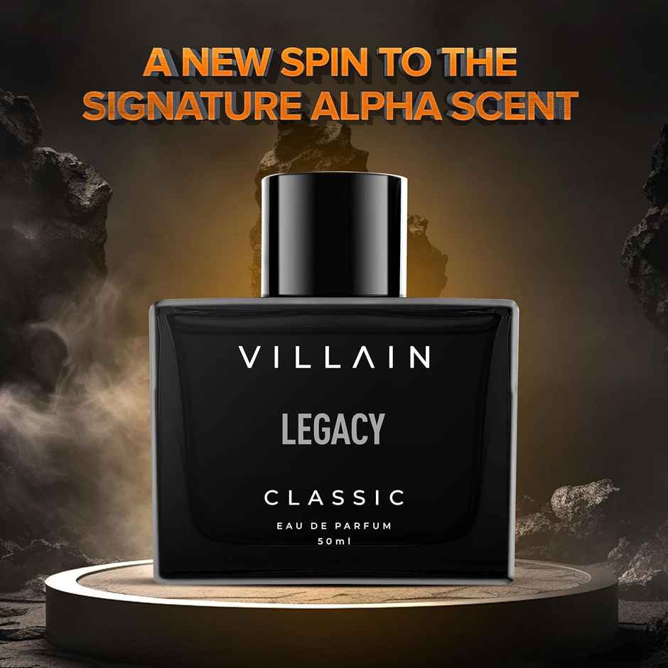 Villain Legacy Classic Luxury Eau De Parfum For Men | Premium Long Lasting Fragrance