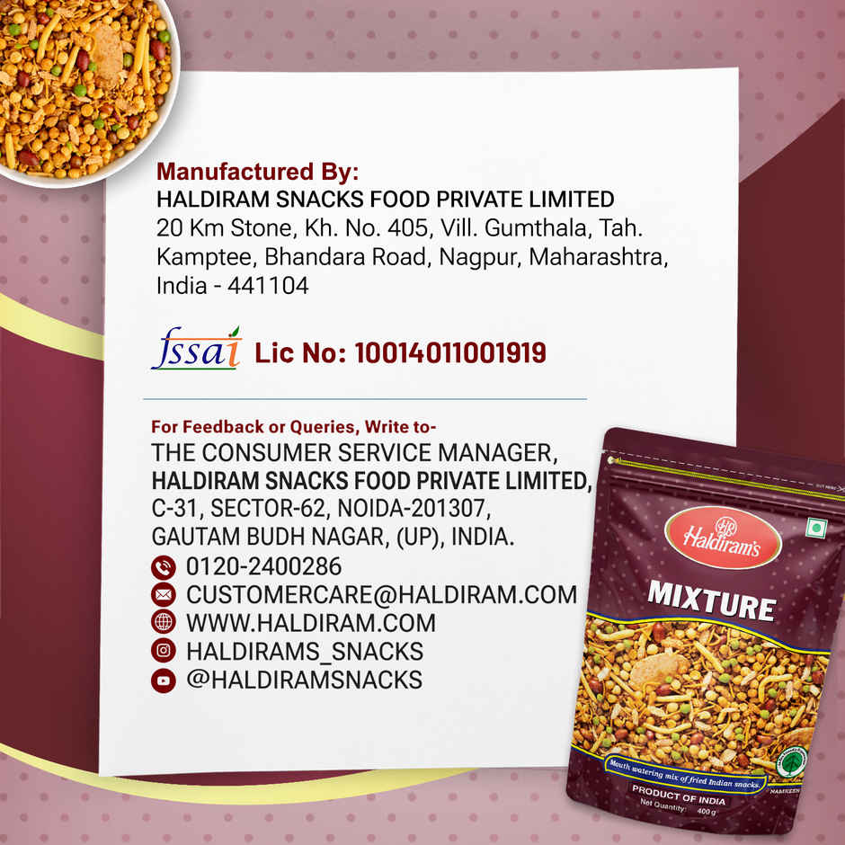 Haldiram's Mixture | Crunchy Savory Snack