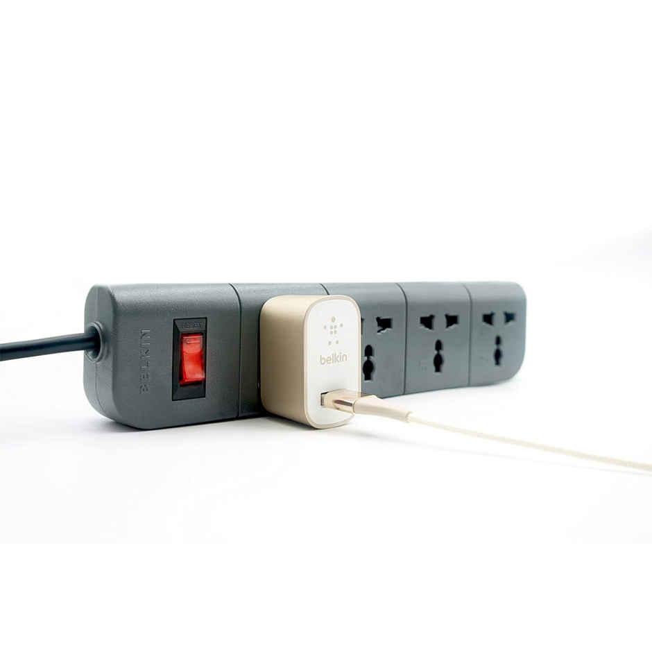 Belkin 4-Outlet Surge Port | 1.5 m Cord | Grey