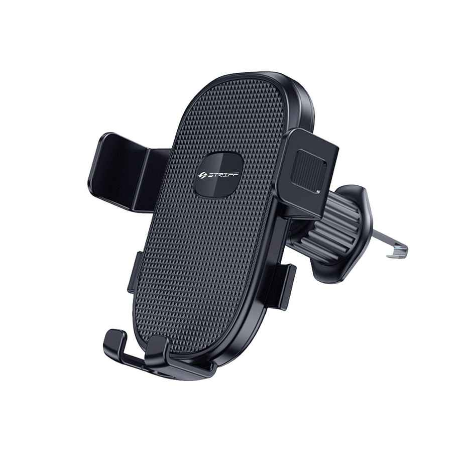 Striff Car Phone Holder with Metal Hook Clip, Air Vent Mount for iPhone, Android, All Smartphones