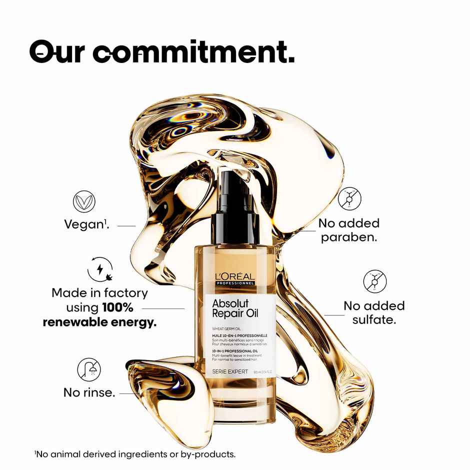 L'Oreal Professionnel Absolut Repair 10-in-1 Multi-Benefit Hair Serum For Dry And Damaged Hair