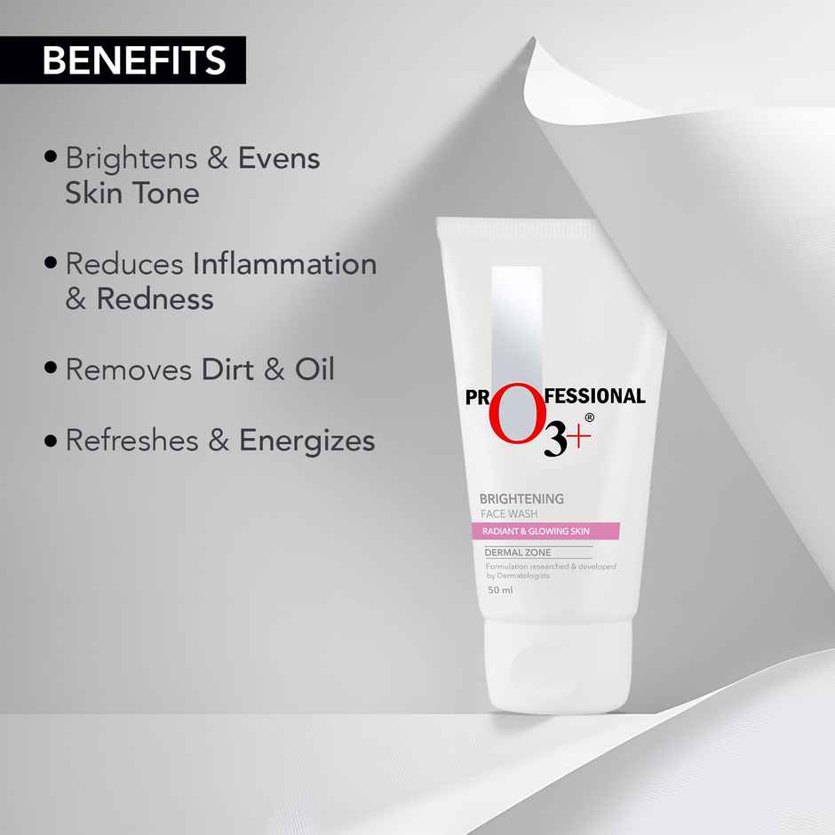 O3+ Brightening & Whitening Face Wash