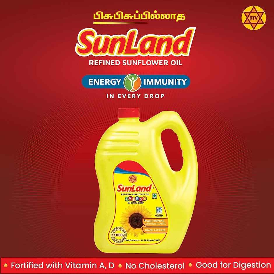 Sunland Refined Sunflower Oil Can