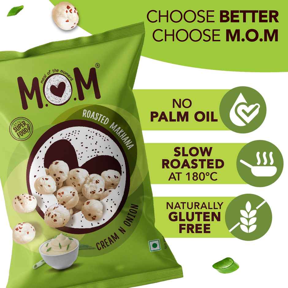 MOM Cream N Onion Roasted Makhana