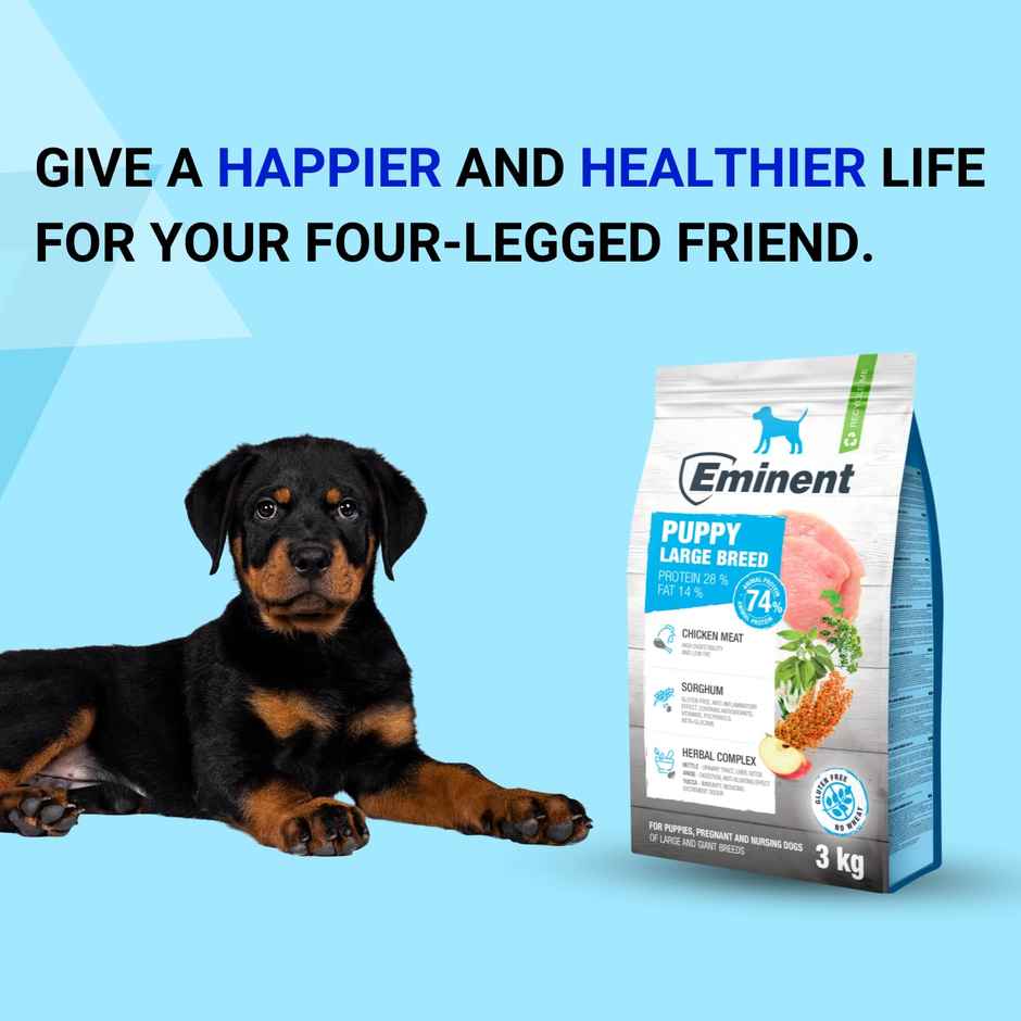 Eminent High Nutrition Dry Food For Large Breed Puppies