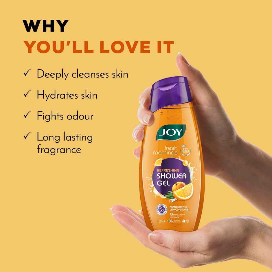Joy Fresh Morning Refreshing Shower Gel Mandarin & Lemongrass