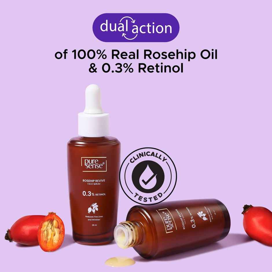 Puresense Rosehip Revive Retinol Anti Aging Face Serum