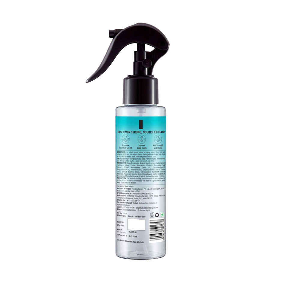 Pilgrim Spanish Rosemary Water With Biotin for Thicker Stronger Hair