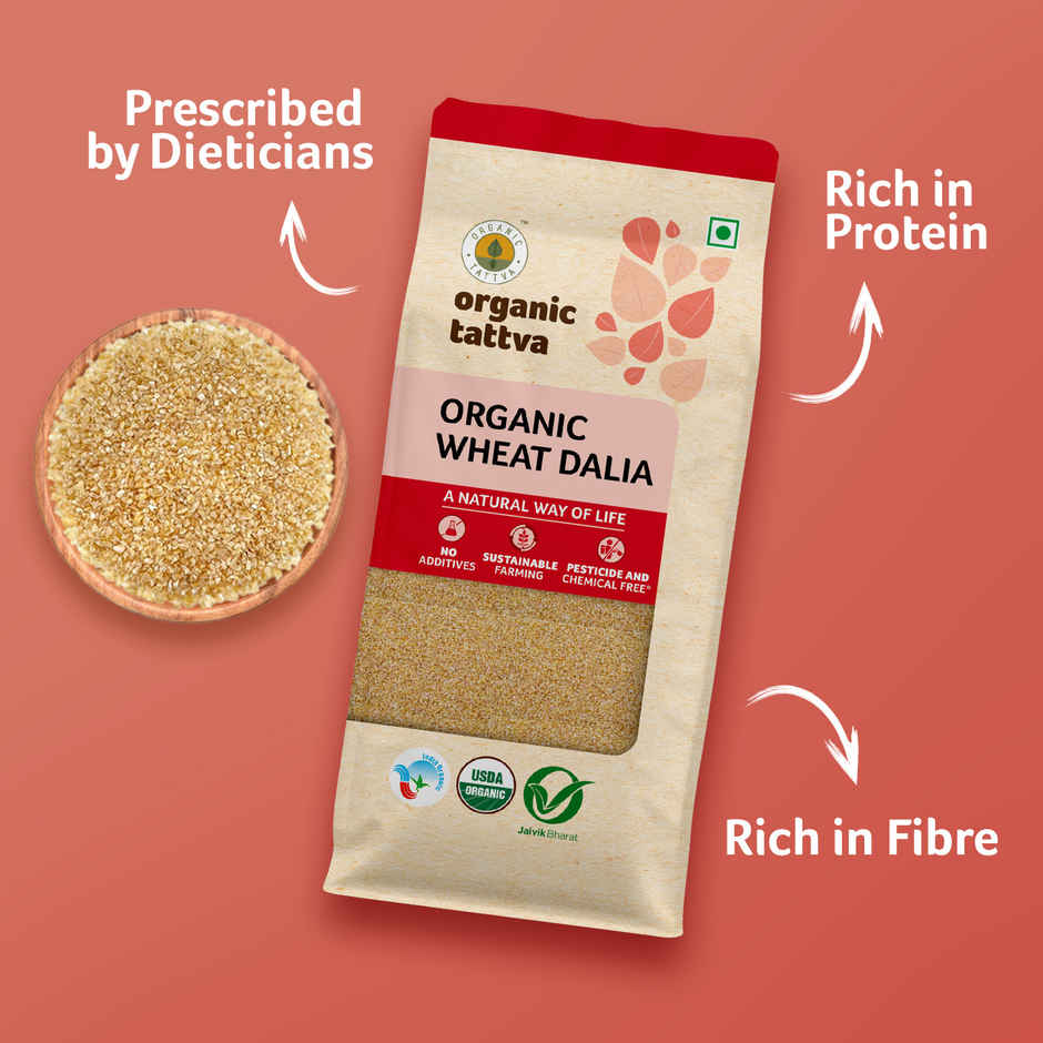 Organic Tattva Organic Wheat Dalia Combo