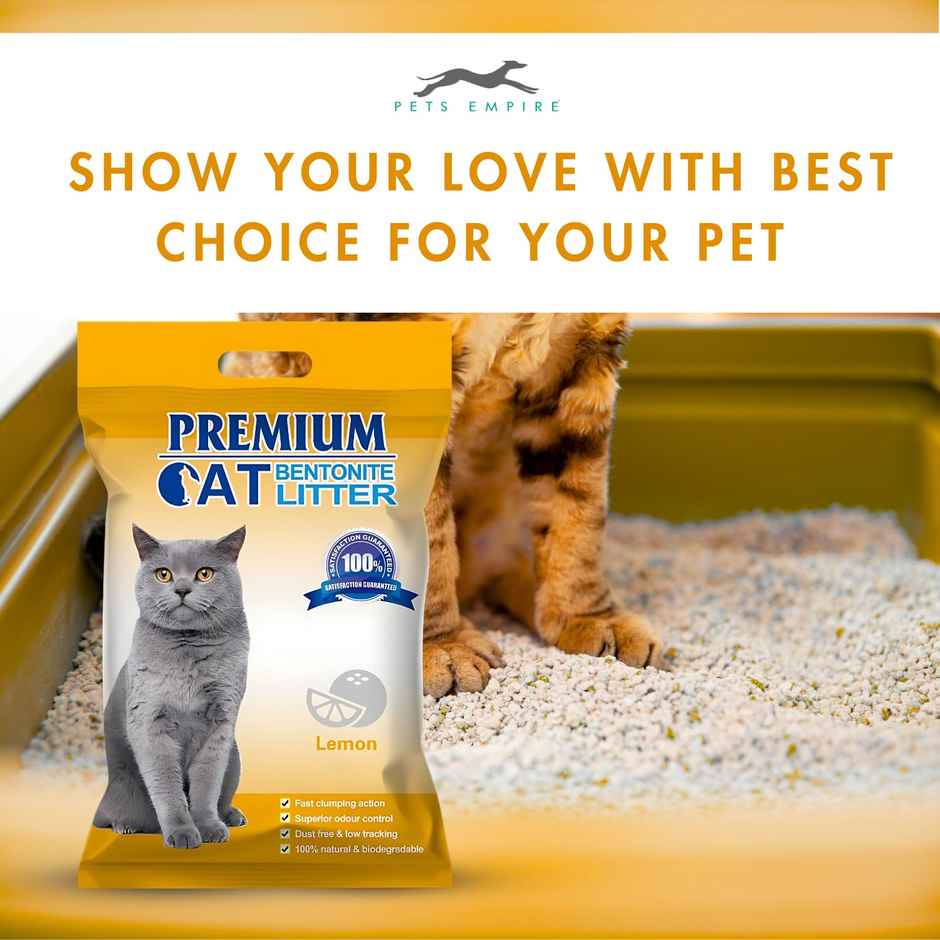 Pets Empire Natural Scoopable Bentonite Clay Cat litter Lemon Scent 0xc002f3c0a8 Assorted