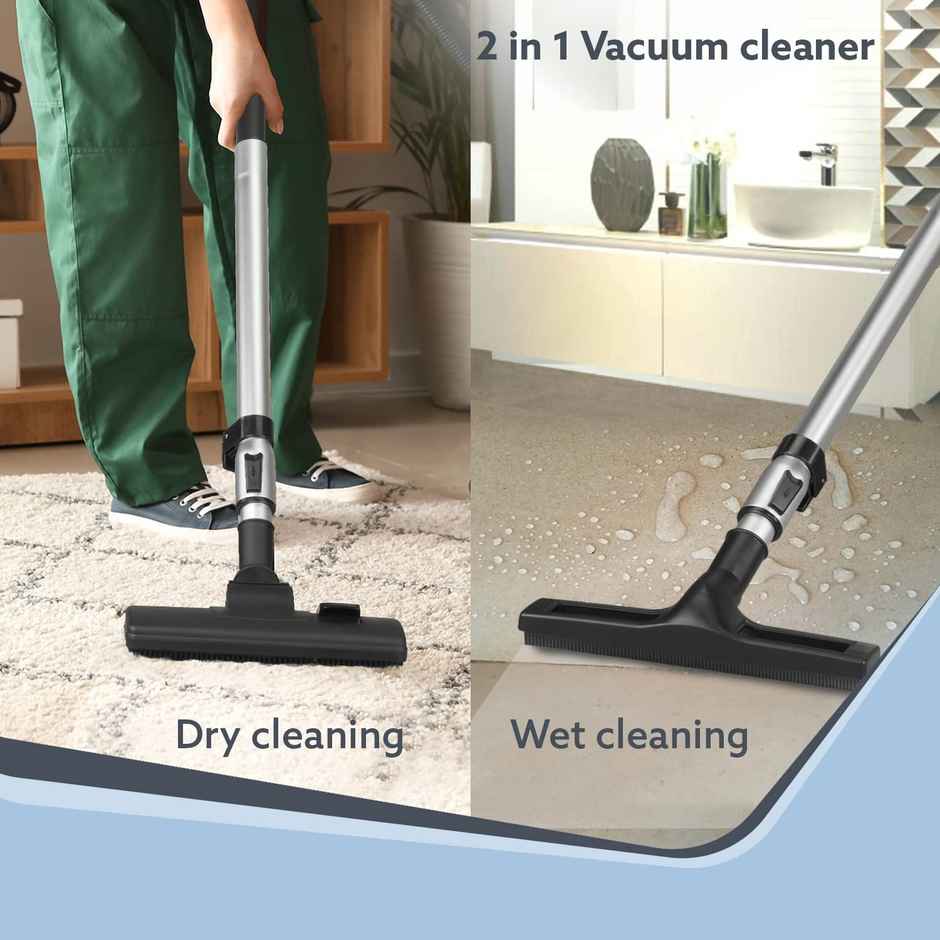 Agaro Ace 1600 Watts, 21.5 Kpa Suction Power Stainless Steel Vacuum Cleaner With Blower Function