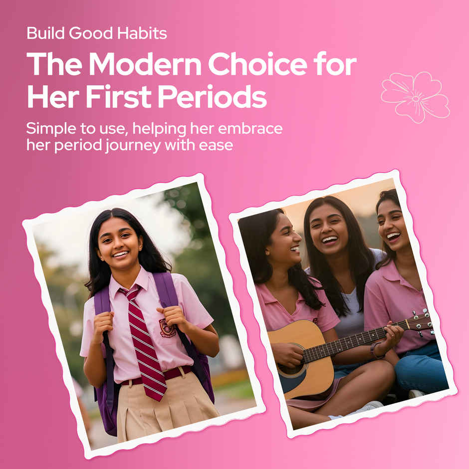i-activ Period Panty, Disposable| S-M | For First Periods Of Young Teens