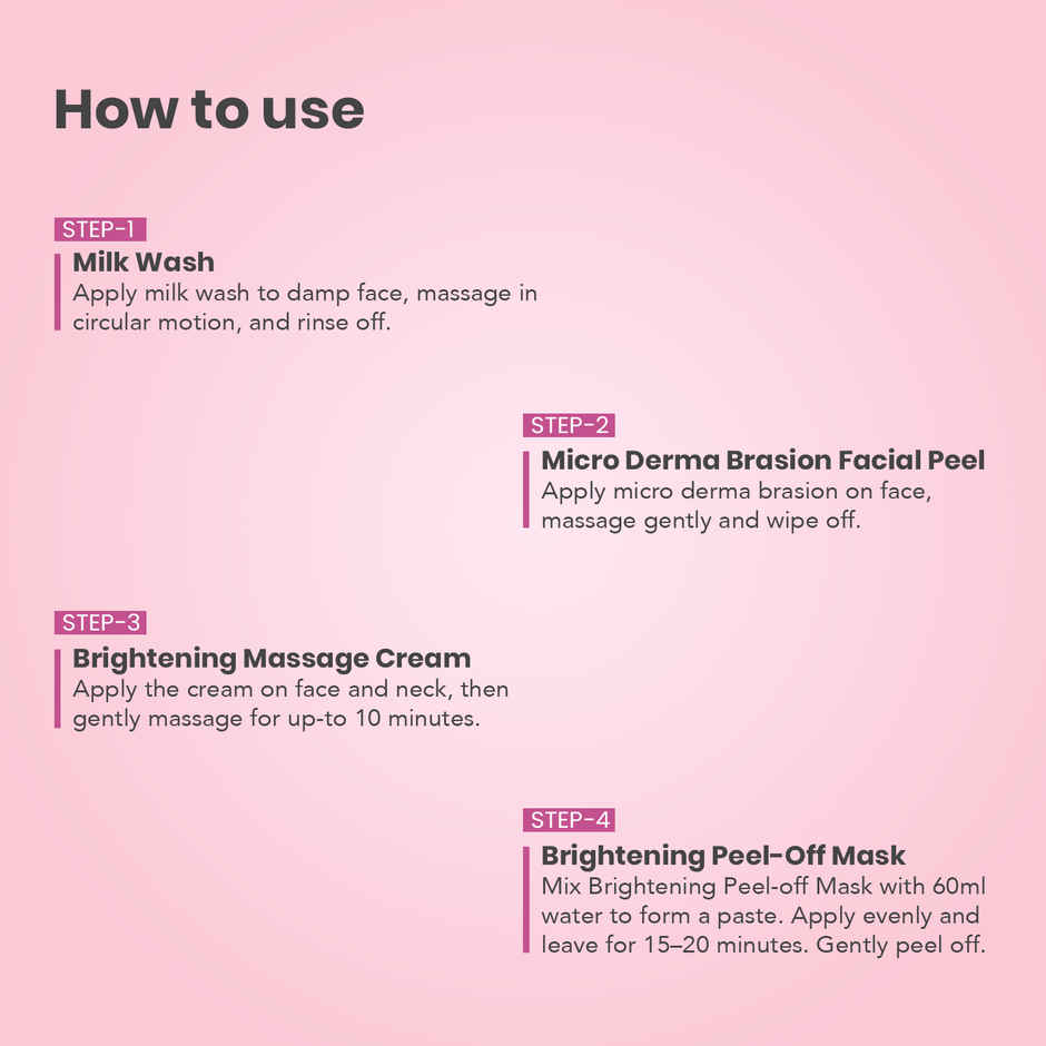 Brightening Facial Single Dose Kit (45g)