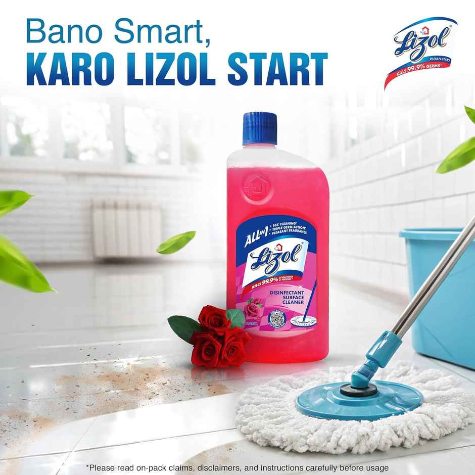 Lizol Disinfectant Surface & Floor Cleaner Liquid Floral