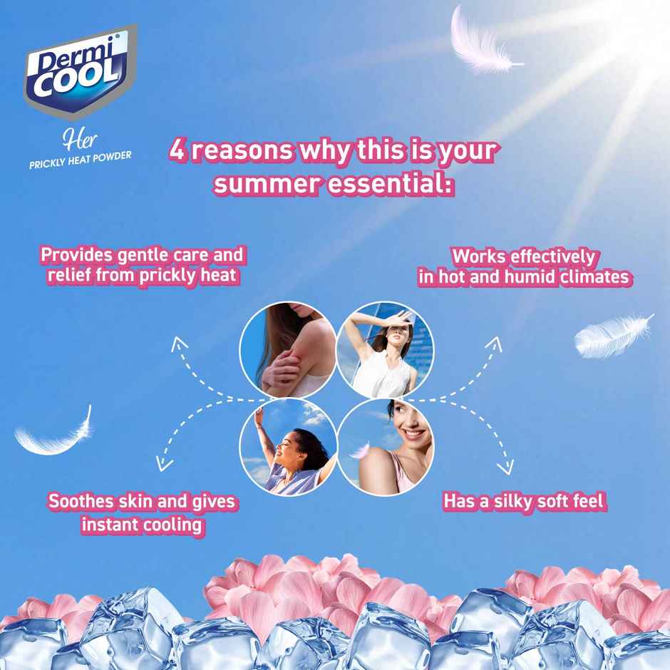 Dermi Cool Her Prickly Heat Powder | Dermi Cool Her PHP