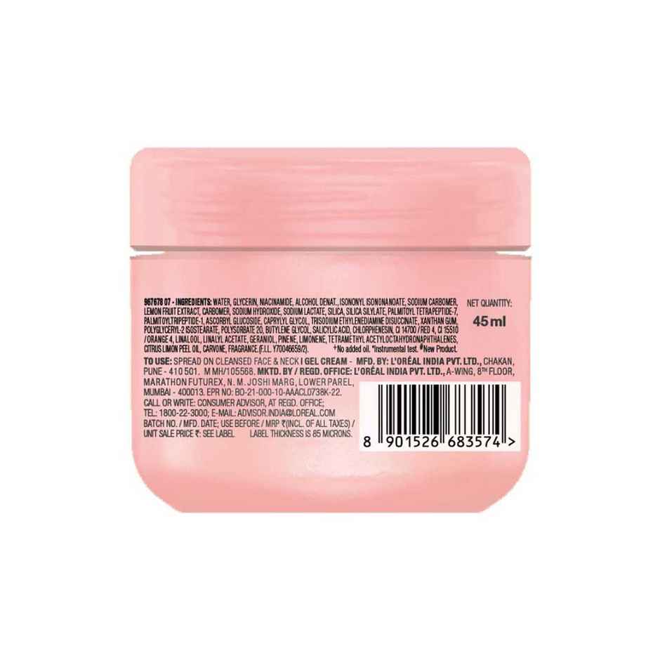 Garnier Fresh & Plump Niacinamide Sorbet Moisturizer, 4.5% Niacinamide+Peptide+BHA+Vitamin C