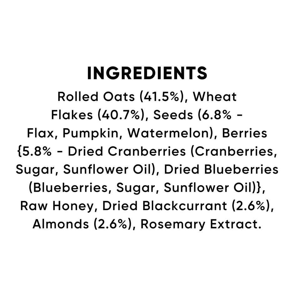 Rs By True Elements Muesli Berry Crunch, 93% Berries, Nuts And Whole Grain