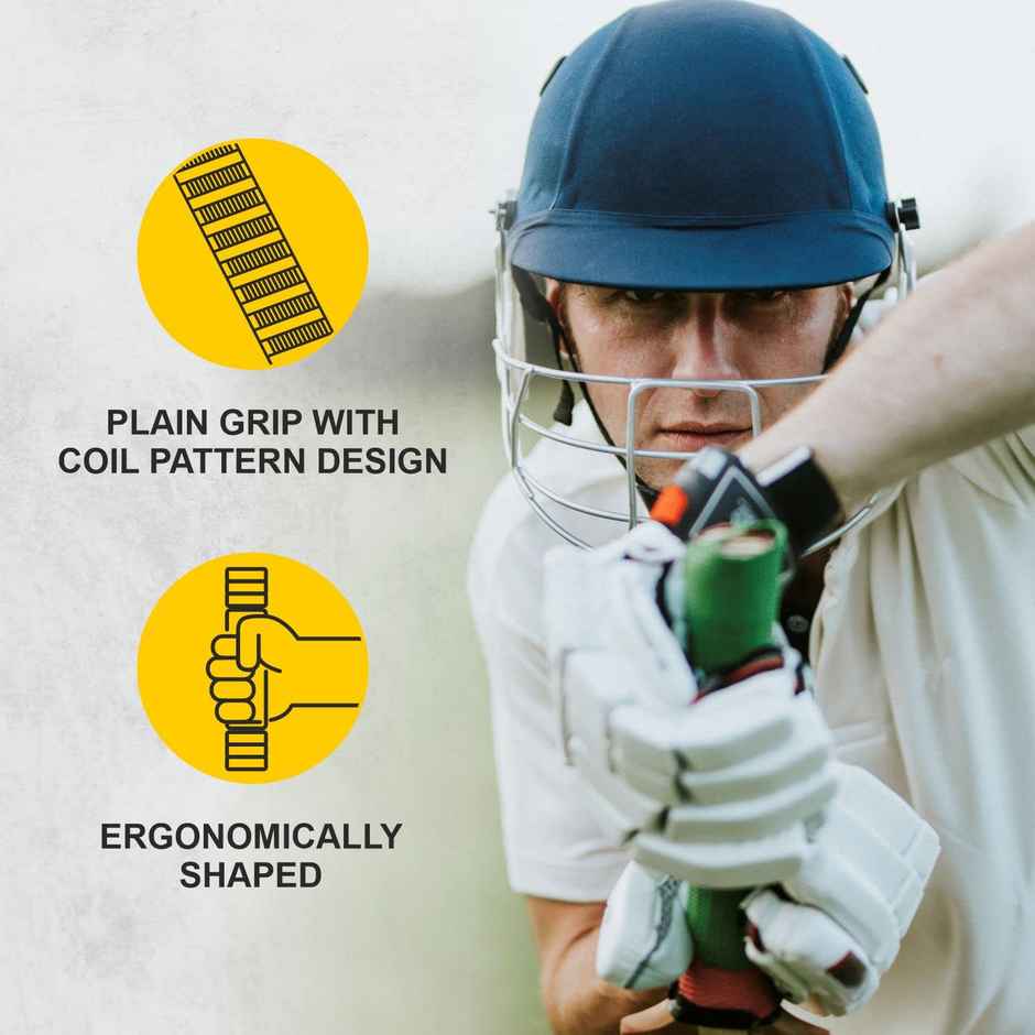 Vector X Rubber Coil Cricket Bat Grip For Better Shock Absorption(Pack Of 6)