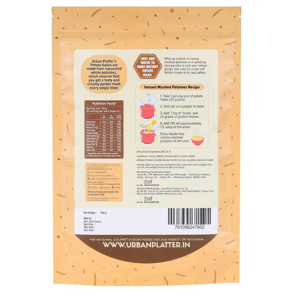 Urban Platter Potato Flakes | Dehydrated Potato Flakes