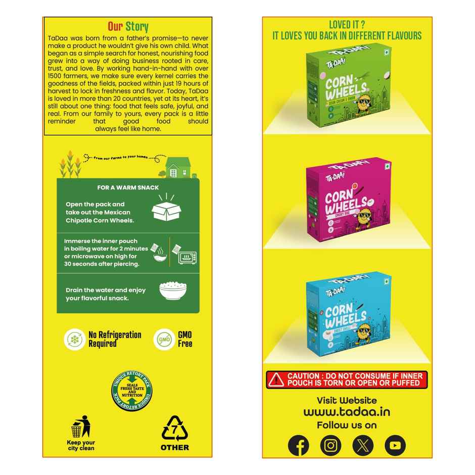 Tadaa Sweetcorn Marinated Cob Mexican Chipotle