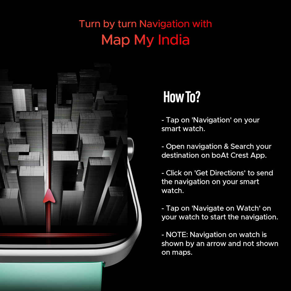 boAt Storm Call 3 Smartwatch | 1.83" Display | BT Calling - Mint Blue