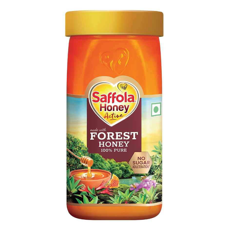 Saffola Honey Active | Made With Sundarban Forest Honey | Totally Pure Honey