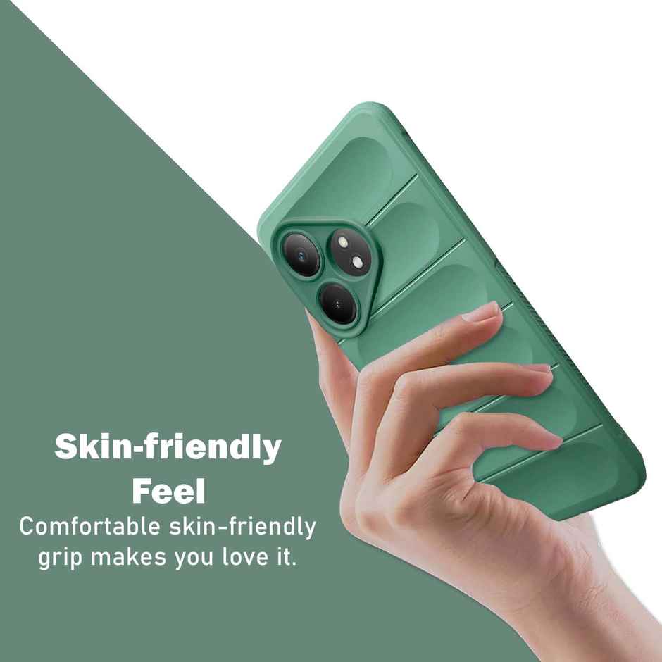 Artistque Case For Realme Gt 6t 5g Back Cover - Liquid Stripe Cover Silicone