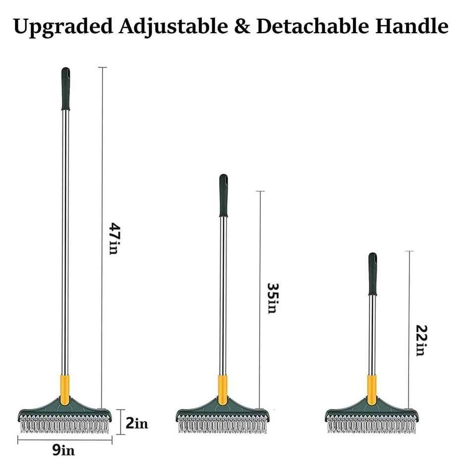 Perpetual Bathroom Cleaning Brush with Wiper | 3 in 1 Toilet Brush | 120 Degree Rotate