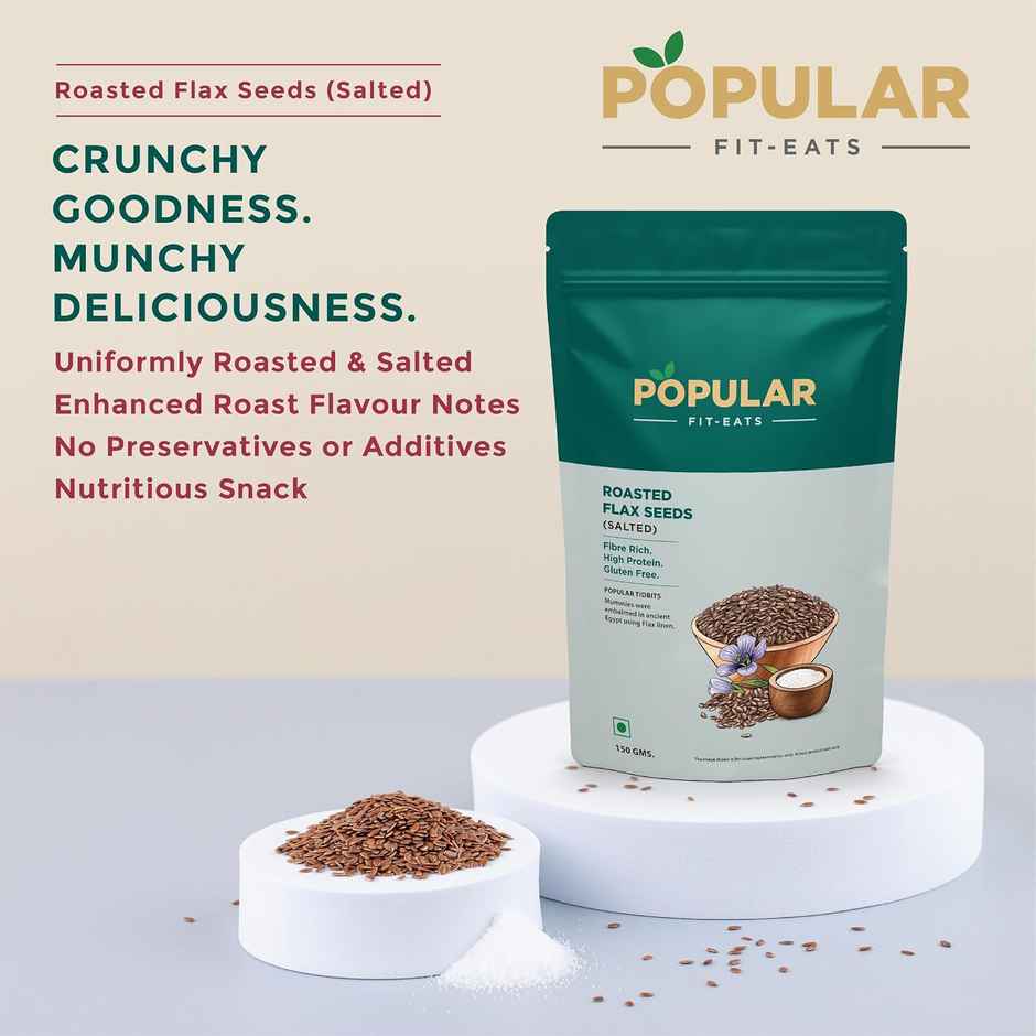 Popular Essentials Fit Flax Seeds | Roasted & Salted