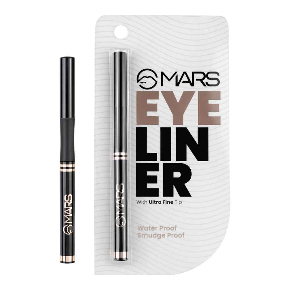 MARS Cosmetics Liquid Pen Eyeliner With Ultra Fine Tip (Jet Black)