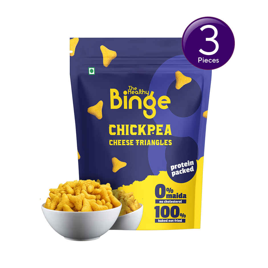 The Healthy Binge Cheese Chickpea Puffs Combo 