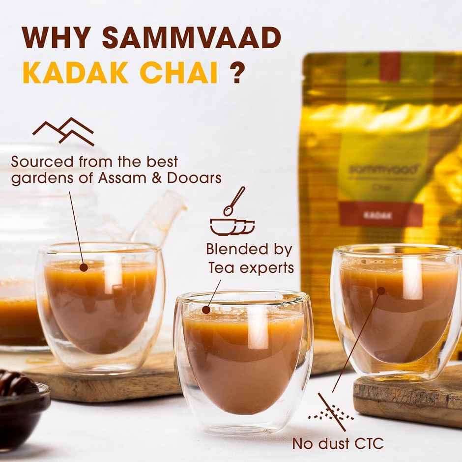 Teabox Sammvaad Kadak Chai from the Premium Gardens of Assam