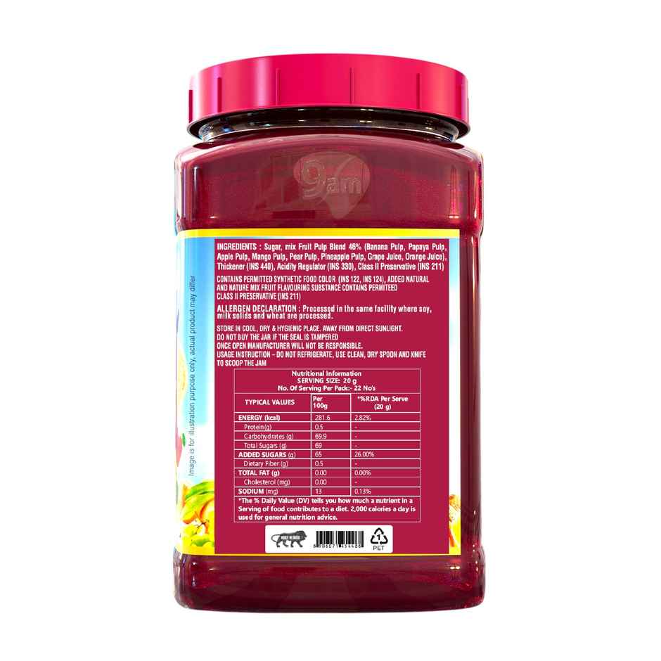 9am Mixed Fruit Jam, Fresh & Flavourful Fruit Spread