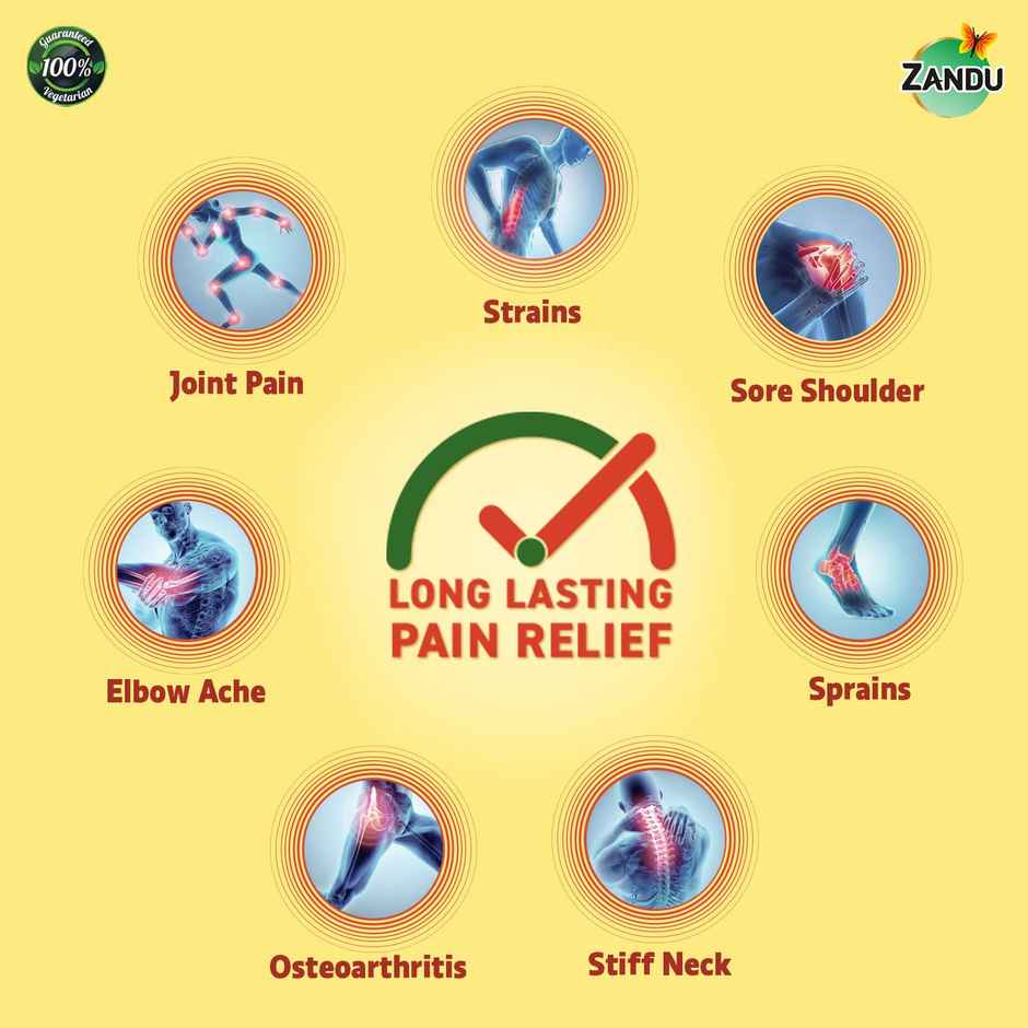 Zandu Ayurvedic Pain Relief Patch (Pack of 5 patches)